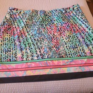 EP Pro Animal Print Golf Skort- Multi Color- NWOT- Size 1X
